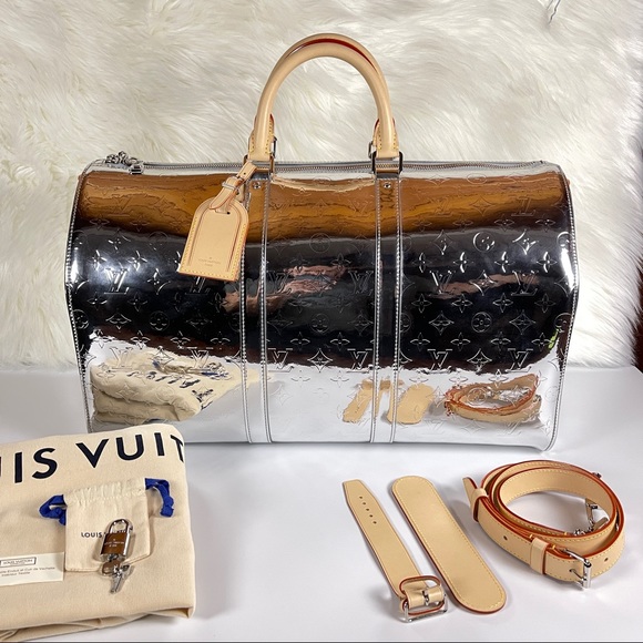 Louis Vuitton Handbags - Louis Vuitton Virgil Abloh Mono Mirror Keepall 50